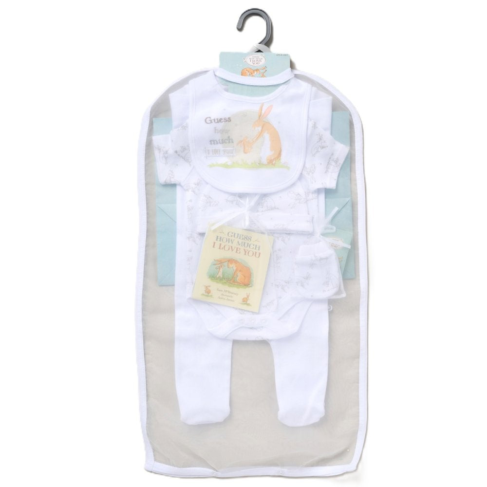 Baby 7 Piece Gift Set with Story Book – “Guess How Much I Love You” (NB–6 Months)