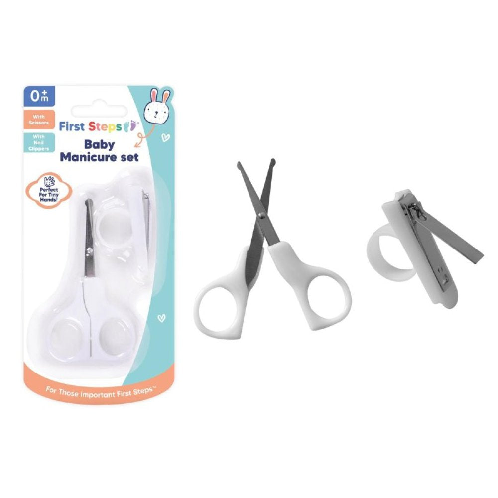Baby Manicure Set – Safe Nail Care Kit (Scissors & Clippers 0+ Months)