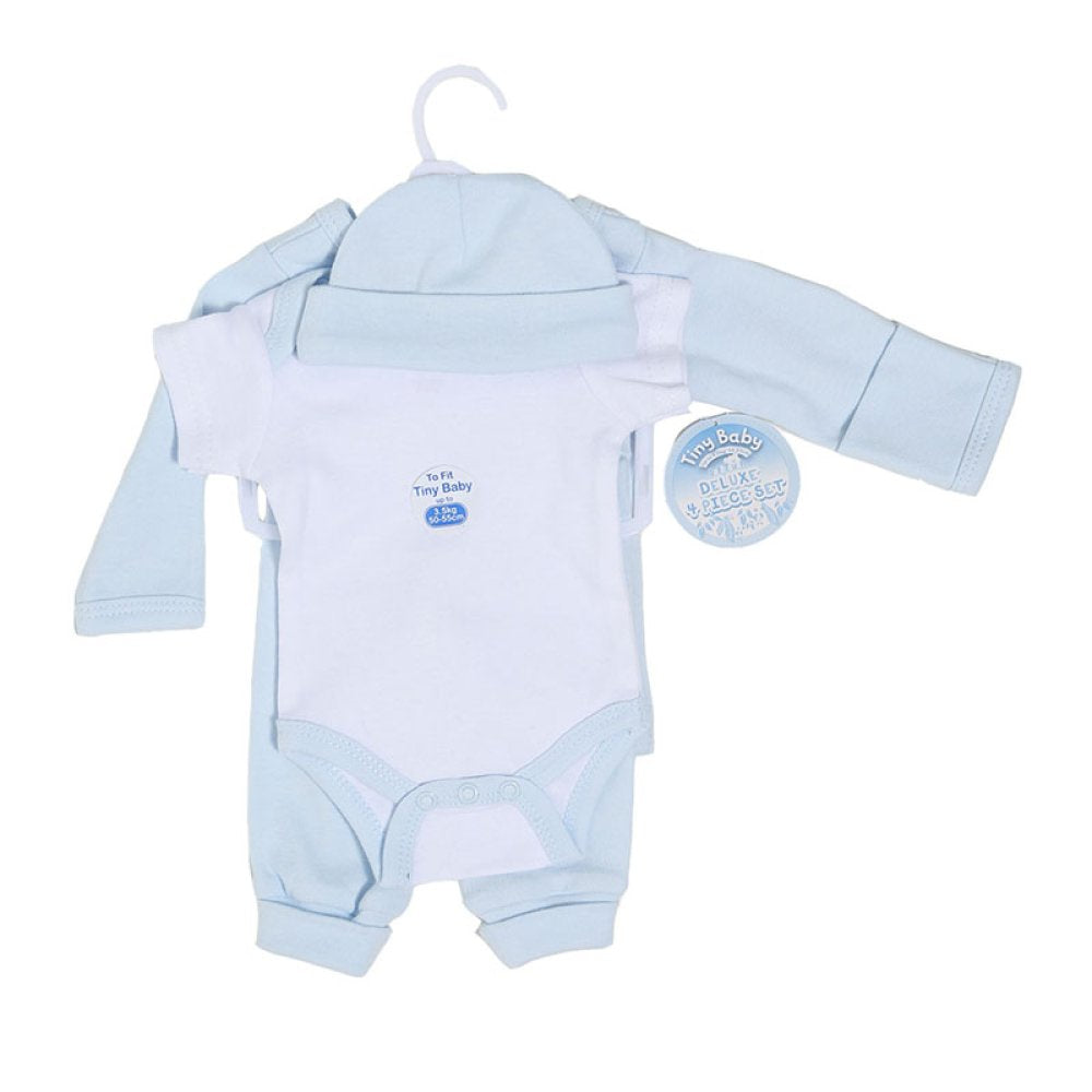 4 Piece Baby Set – 100% Cotton Tiny Baby Outfit