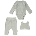 Organic Cotton Ribbed 3-Piece Set