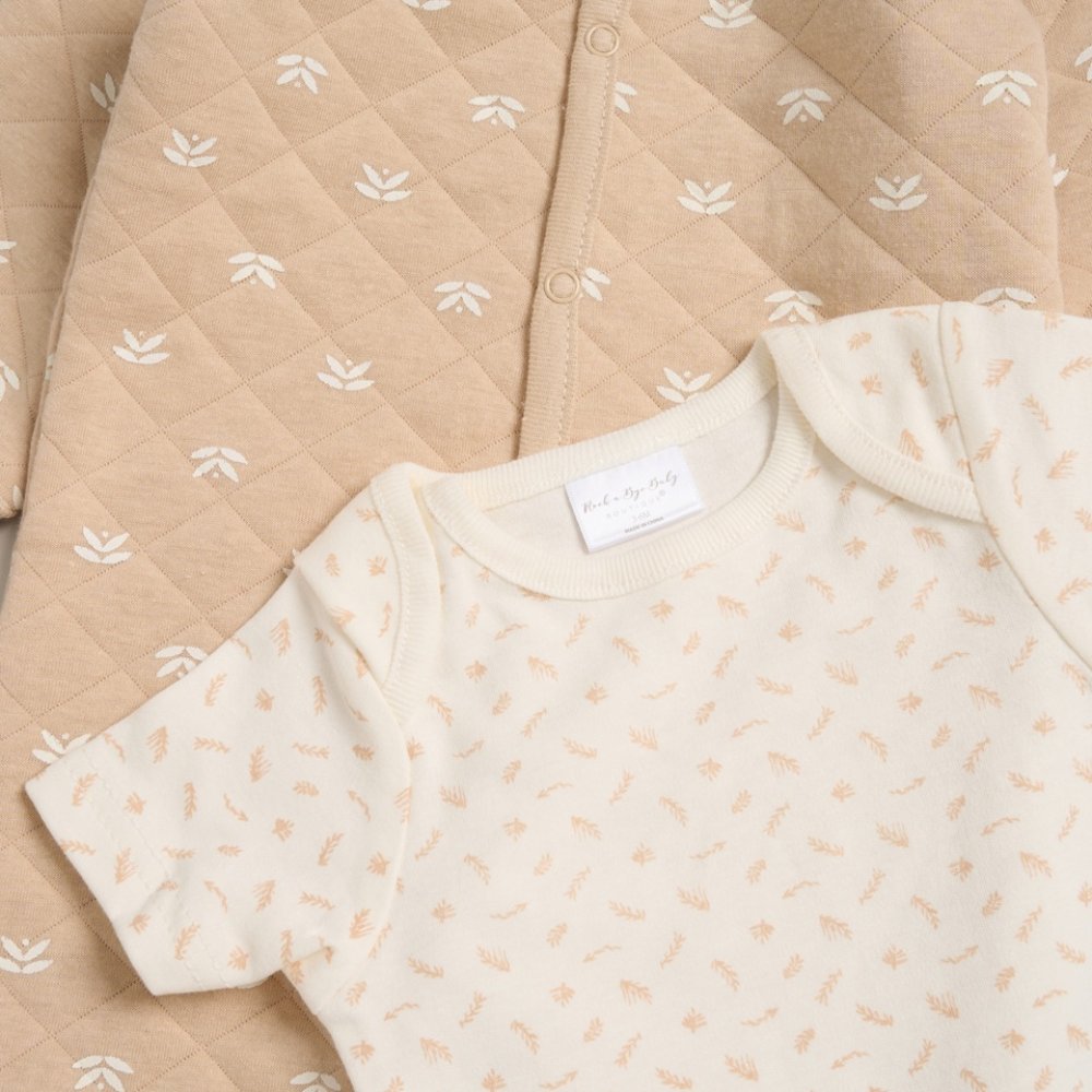 5-Piece Newborn Gift Set (Neutral Beige)