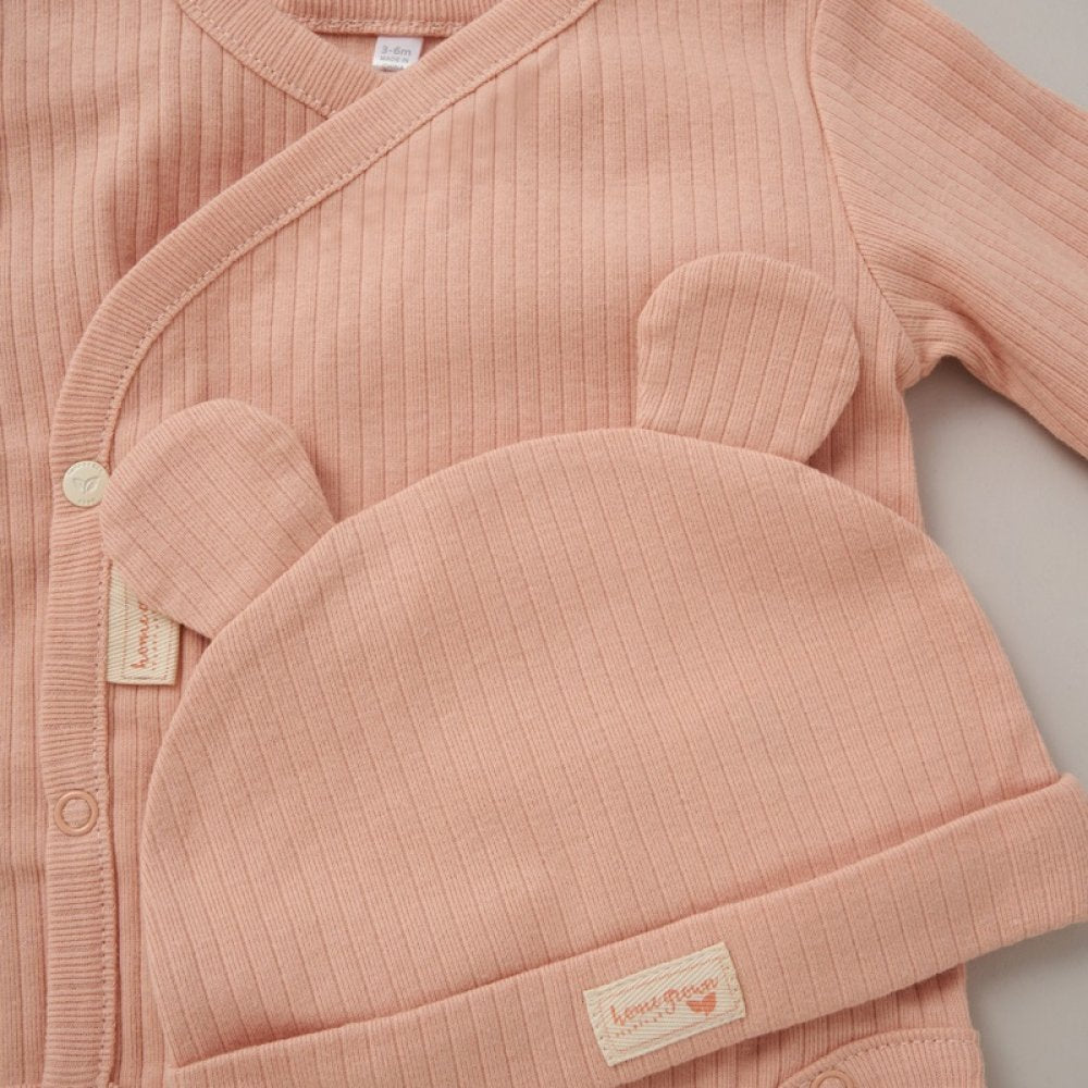 Organic Cotton Ribbed 3-Piece Set